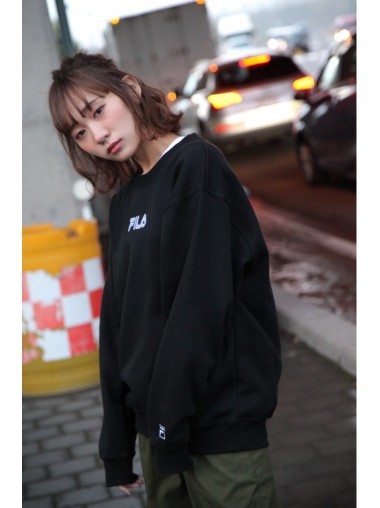 FILA Logo Sweat Shirt - Black